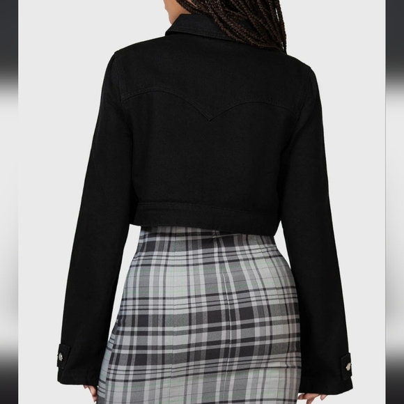 Killstar Black Cropped Jacket - Picture 5 of 5